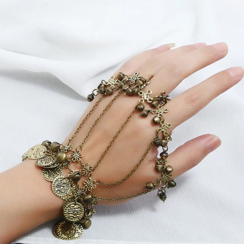 Multilayer Tassel Hand Chain Bracelet