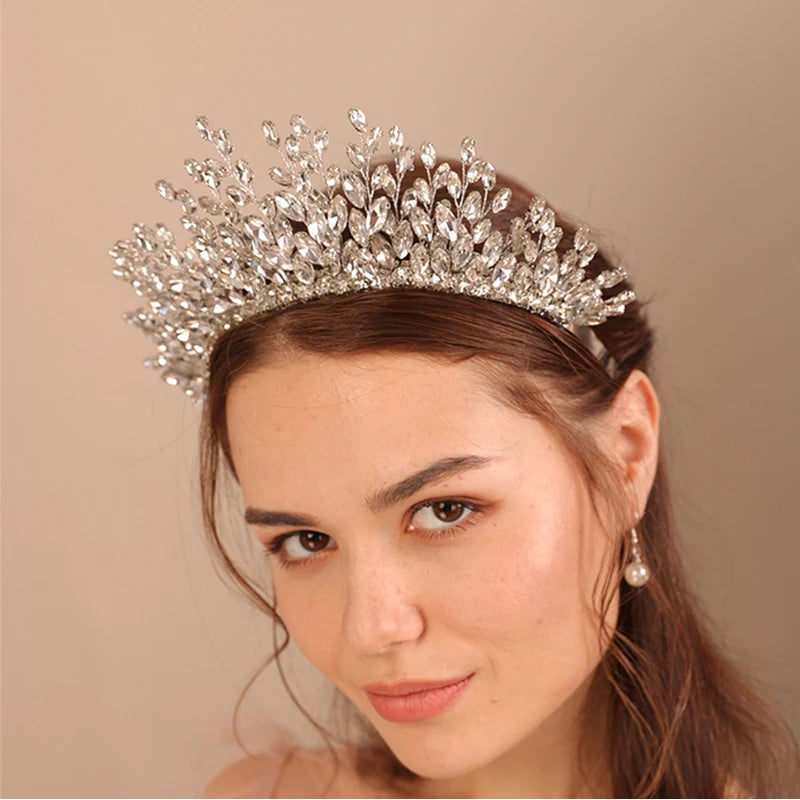 Luxury Rhinestone Bridal Crown