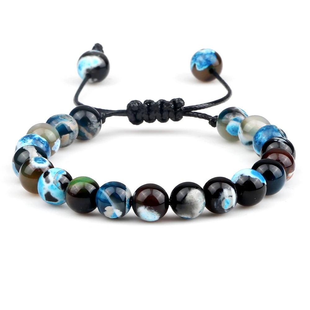 Tiger Eye Lava Stone Bracelet