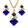 Crystal Pendant Bridal Jewelry Set