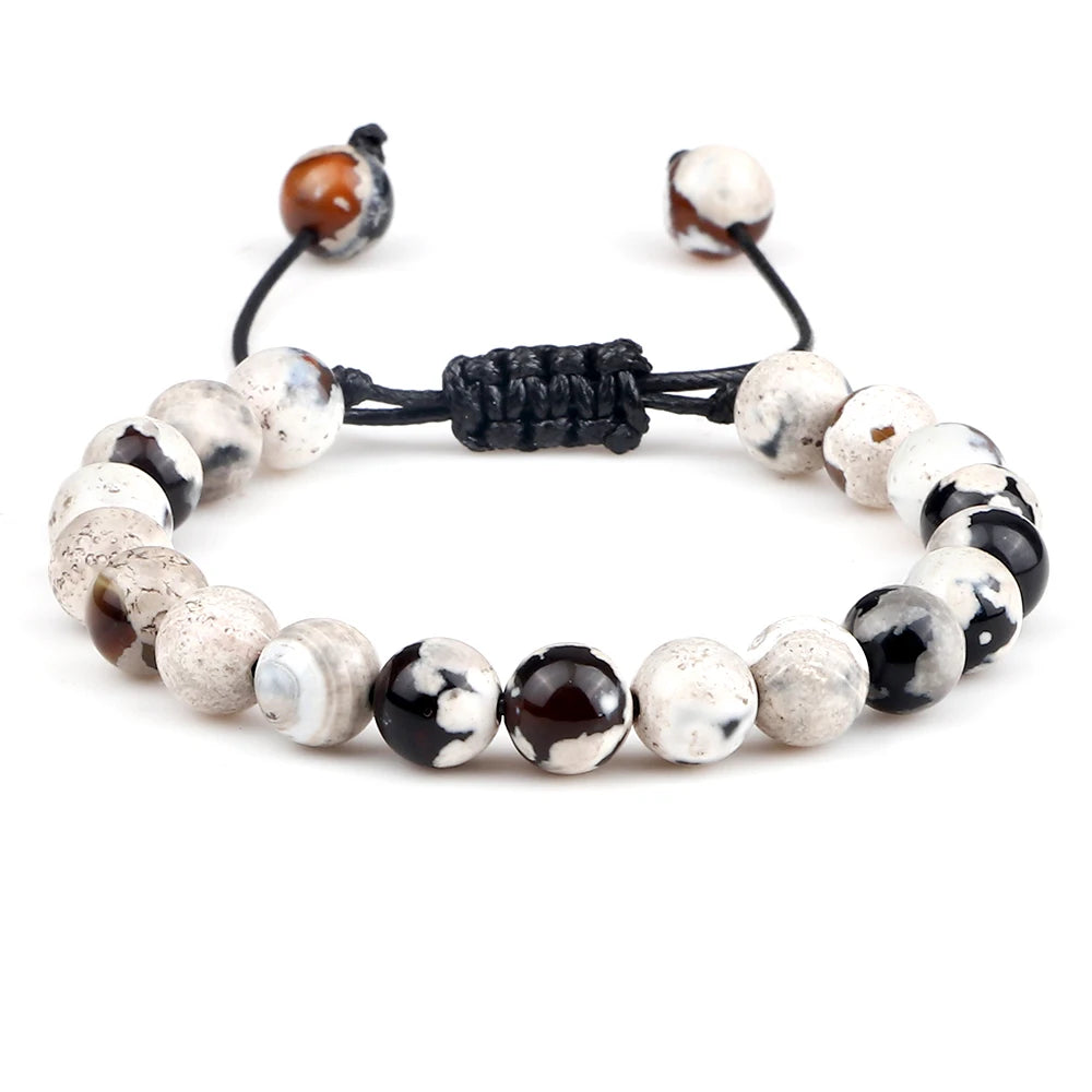 Tiger Eye Lava Stone Bracelet