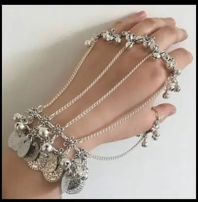 Multilayer Tassel Hand Chain Bracelet