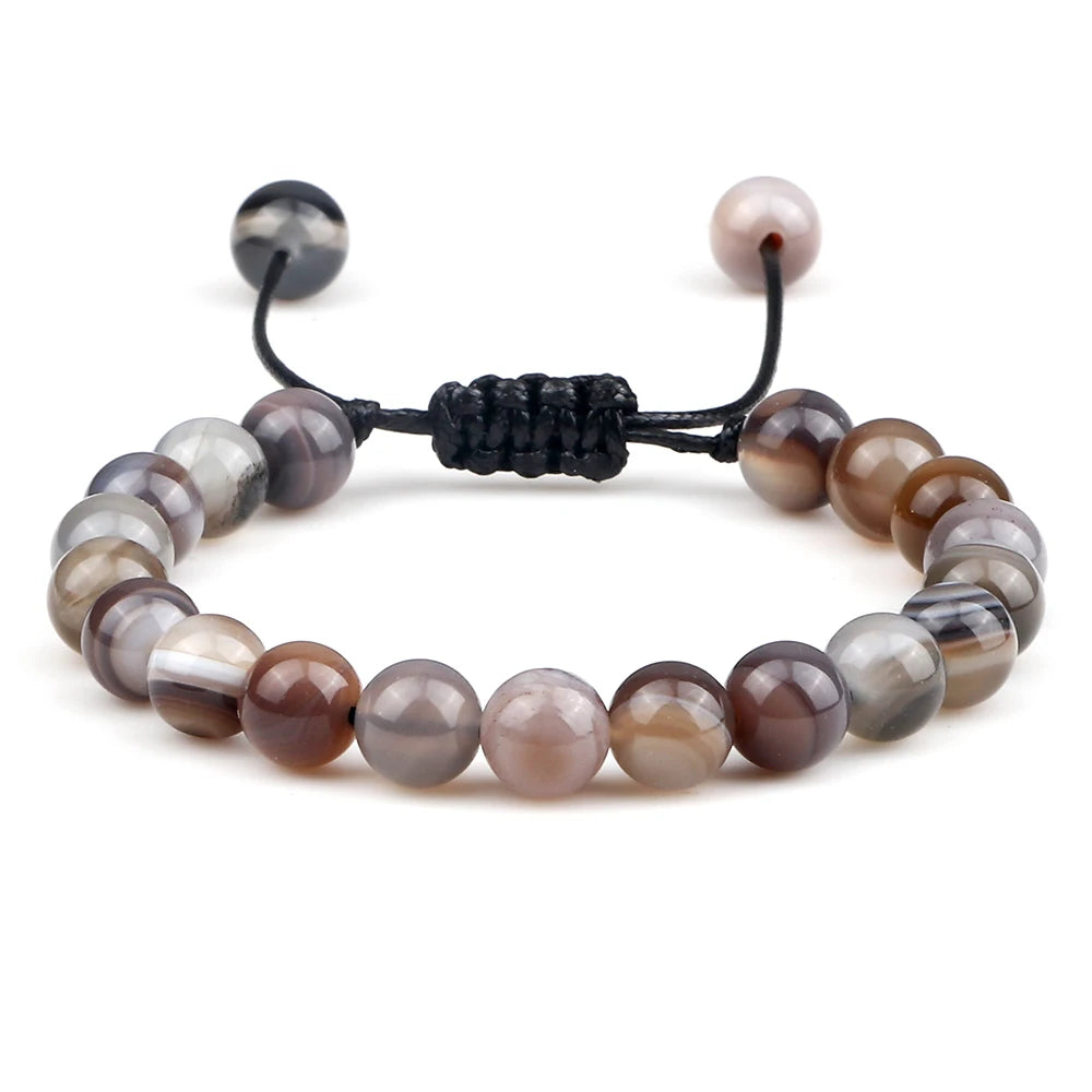 Tiger Eye Lava Stone Bracelet