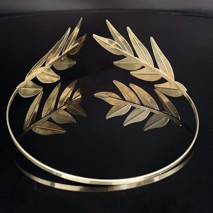 Unique Leaf Bridal Headband