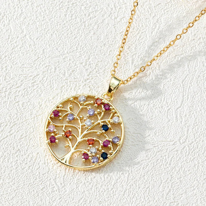 Personalized Tree of Life Necklace