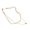 Gold Plated Lariat Necklace for Women