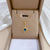 Planet Sun Zircon Pendant Necklace