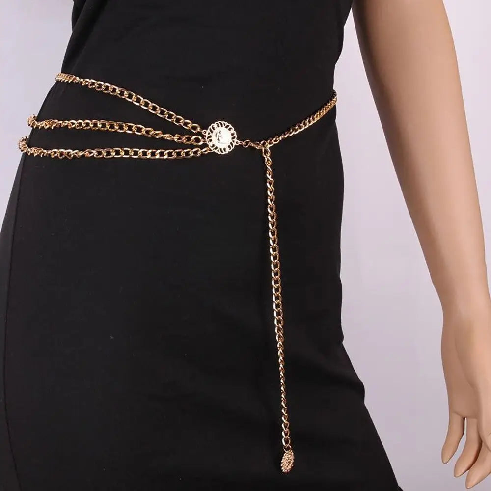 Ethnic Style Sunflower Waist Chain