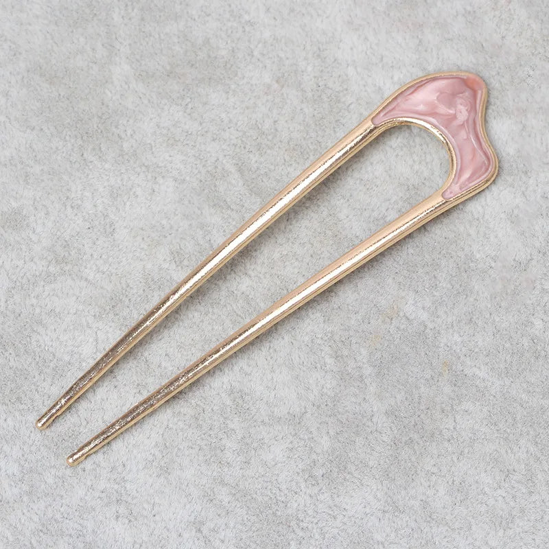 Pearl U-Shaped Hairpin Set