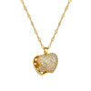 Luxurious Peach Heart Pearl Necklace