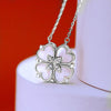 Clover Heart Pendant Necklace for Women - Lucky Jewelry Gift