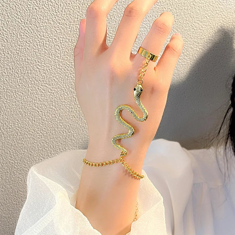 Alloy Snake Shaped Bracelet Women