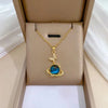 Planet Sun Zircon Pendant Necklace