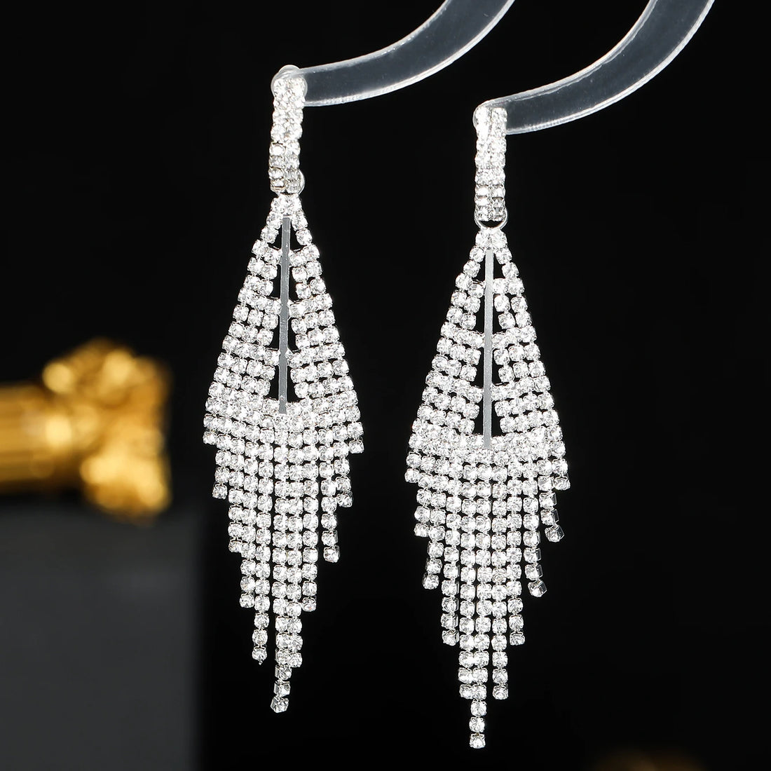 Luxury Shiny Rhinestone Earrings