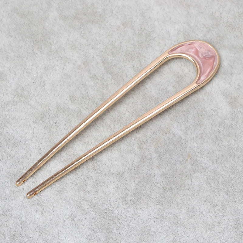 Pearl U-Shaped Hairpin Set