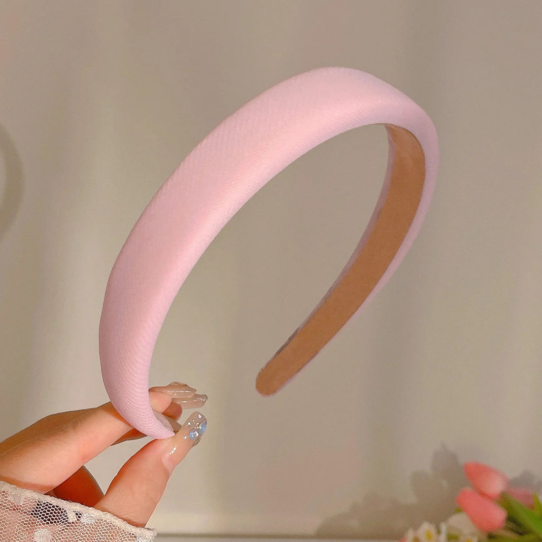 Pink Wide Edge Fashion Headband