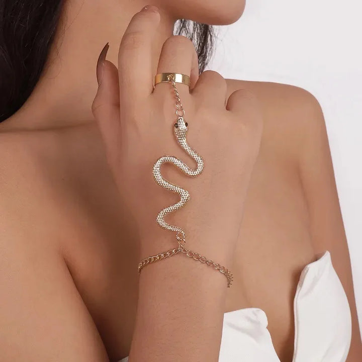 Alloy Snake Shaped Bracelet Women