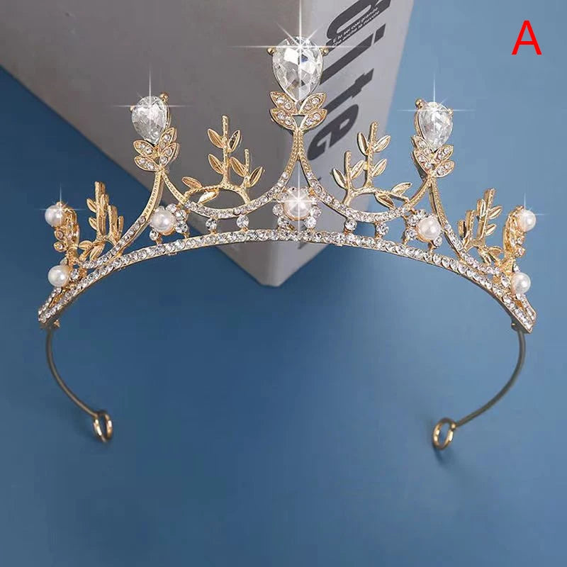 Silver Crystal Rhinestone Tiara