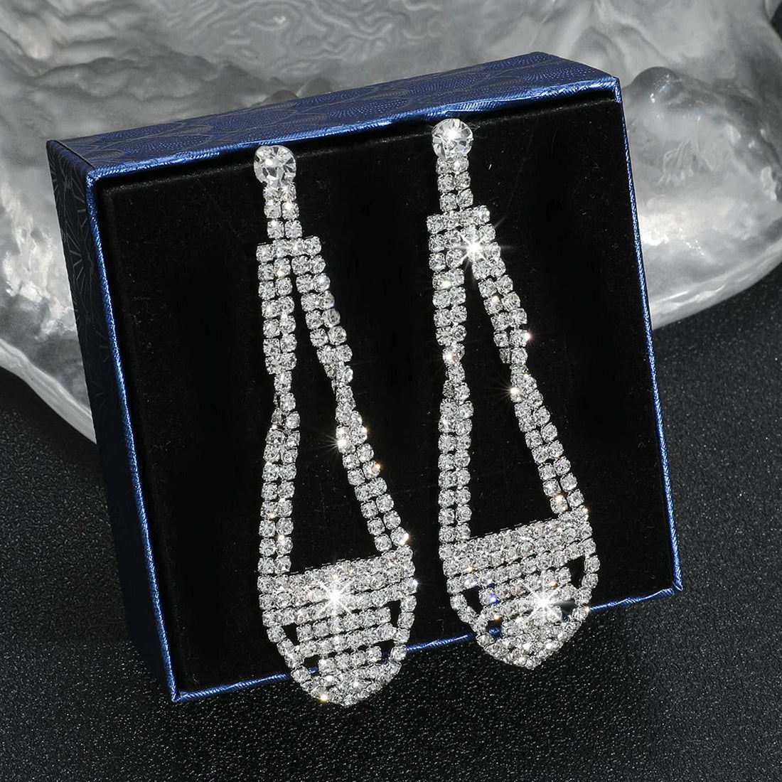 Luxury Shiny Rhinestone Earrings