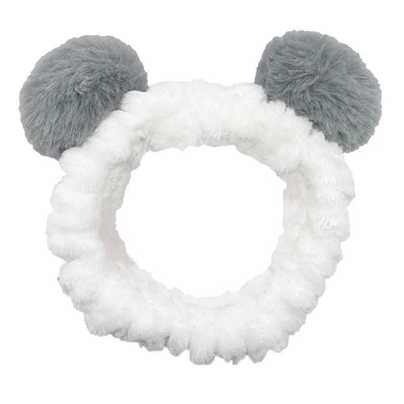 Soft Coral Fleece Bow Headband