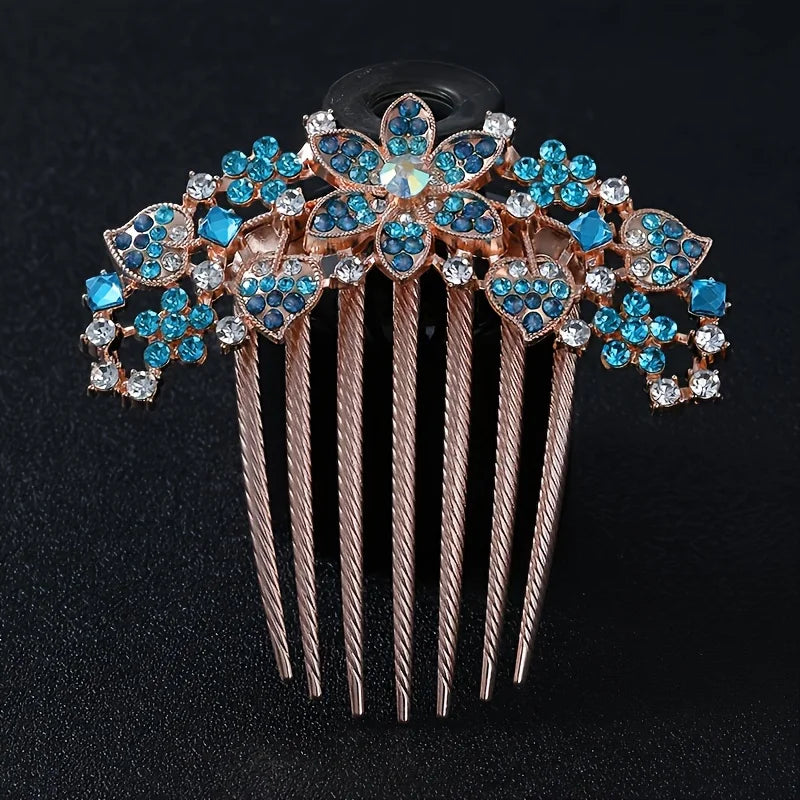 Hair Comb Flower Shaped Women Hair Jewelry