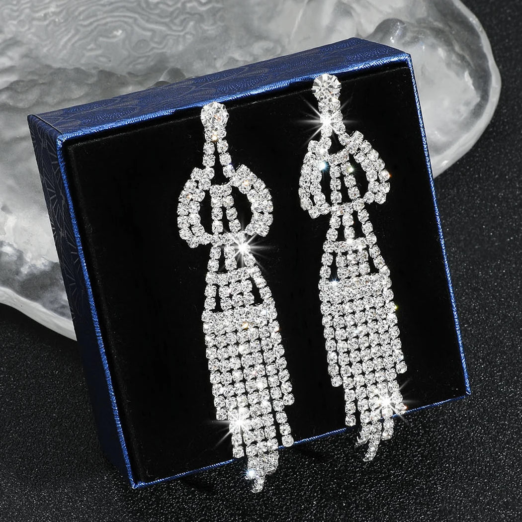 Luxury Shiny Rhinestone Earrings