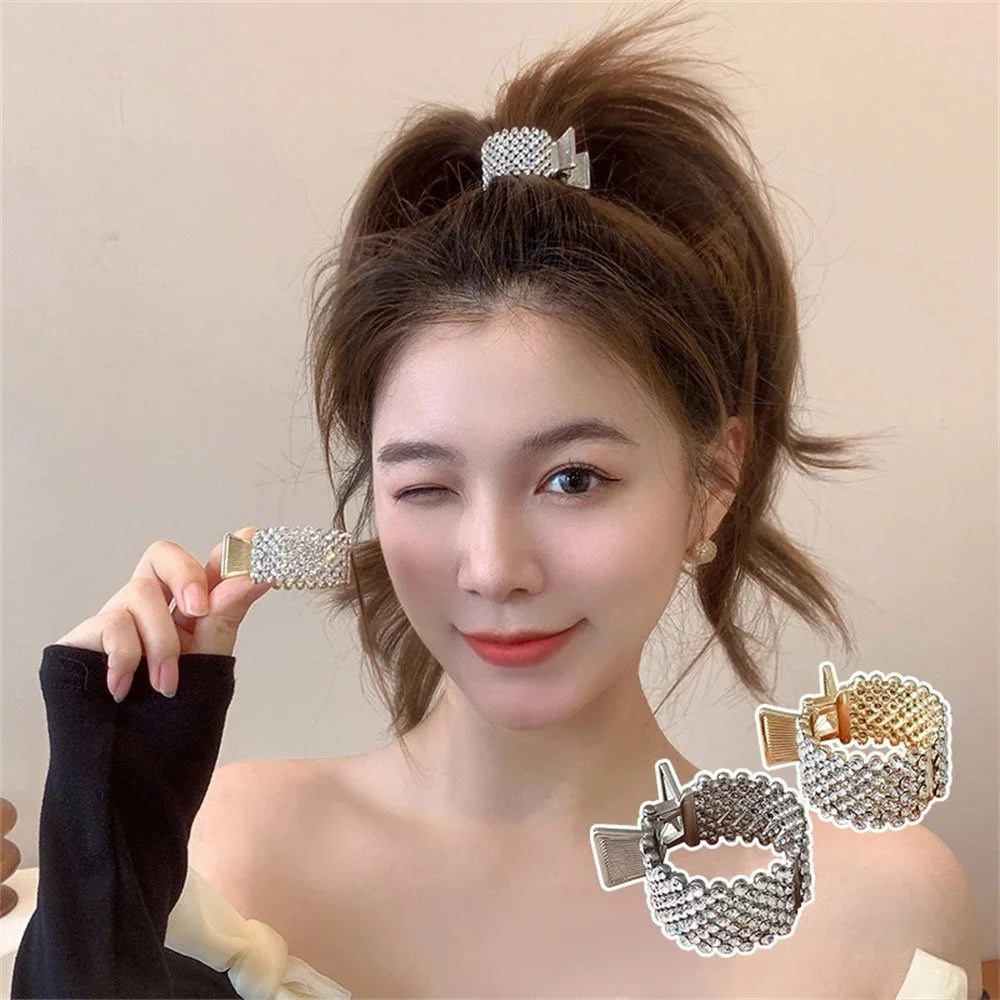 Luxury Rhinestone Ponytail Hair Clip