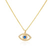 Evil Eyes Pendant Necklace for Women