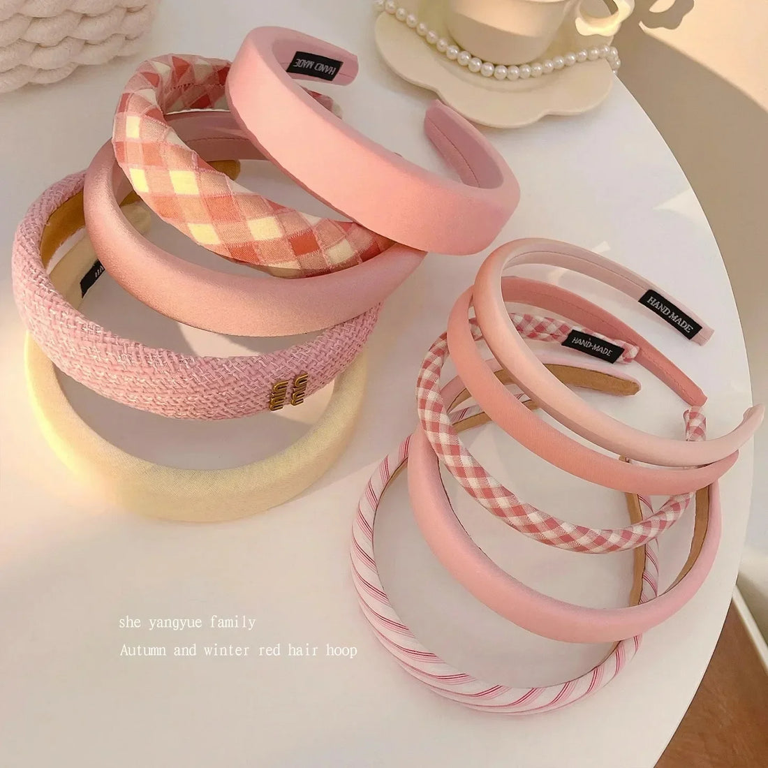 Pink Wide Edge Fashion Headband