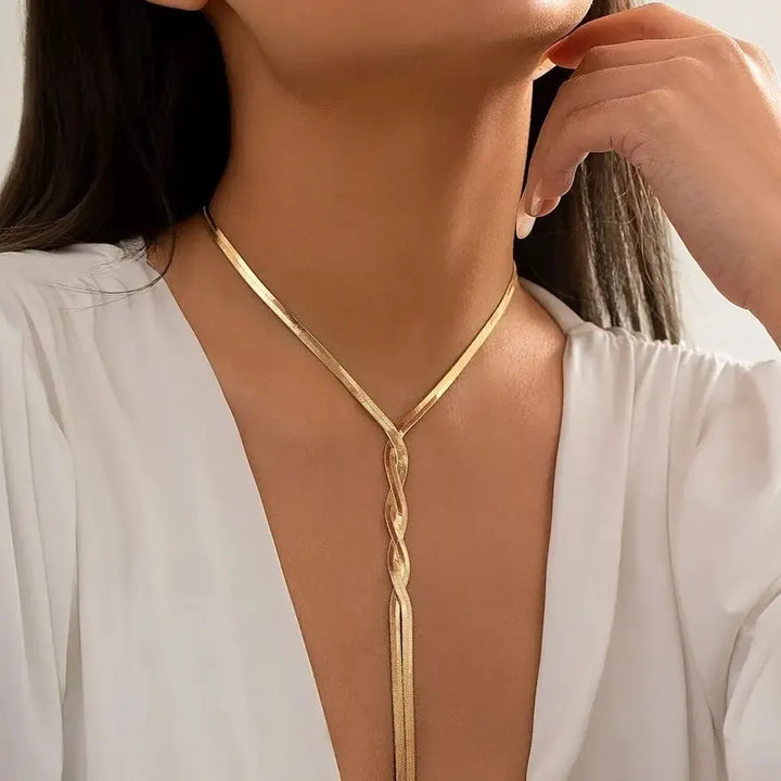 Gothic Adjustable Snake Chain Necklace for Women