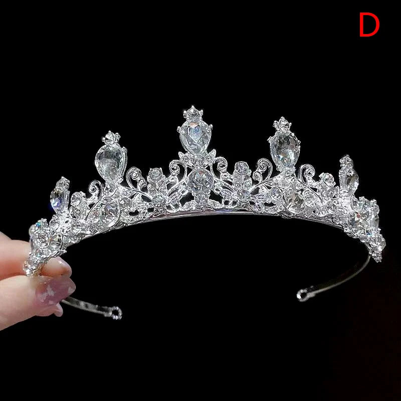 Silver Crystal Rhinestone Tiara