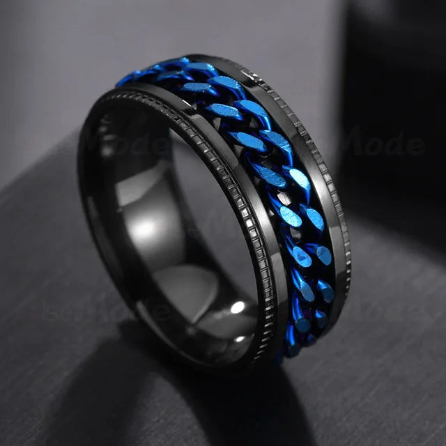 Cool Stainless Steel Spinner Ring