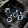 Luxury Crystal Zircon Jewelry Set