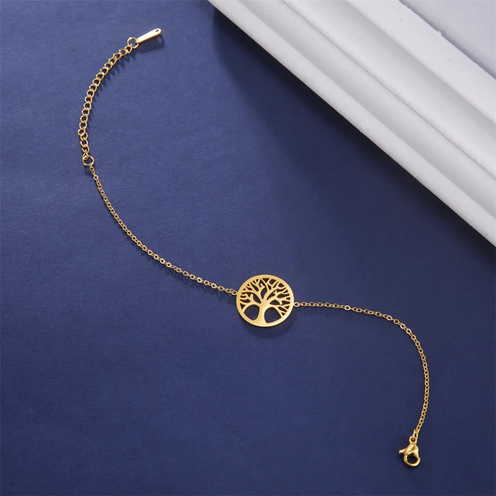 Gold Tree of Life Bracelet