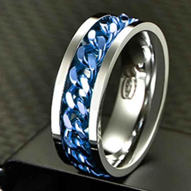 Cool Stainless Steel Spinner Ring