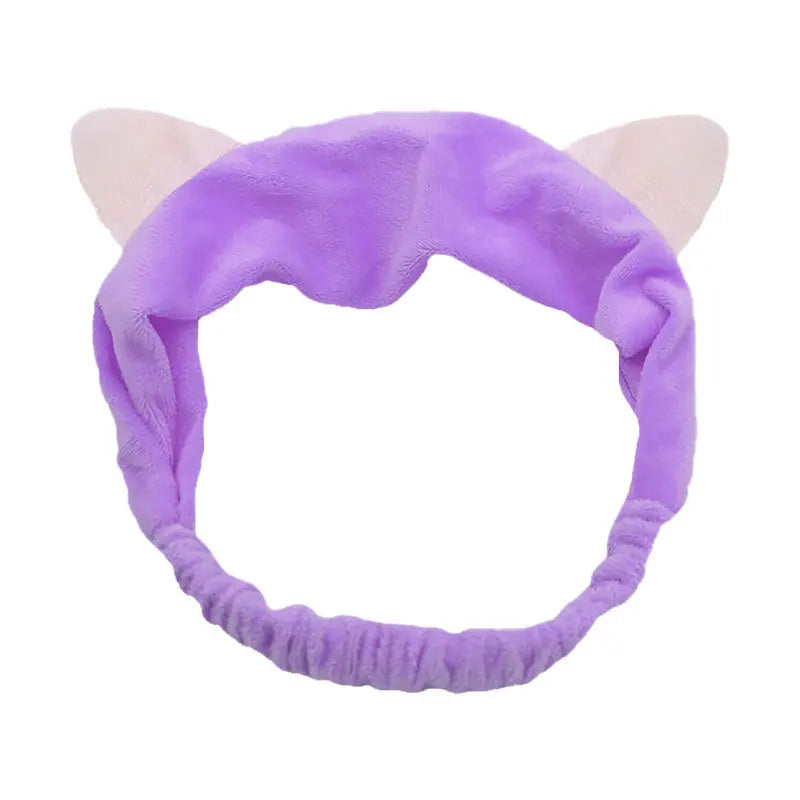 Soft Coral Fleece Bow Headband