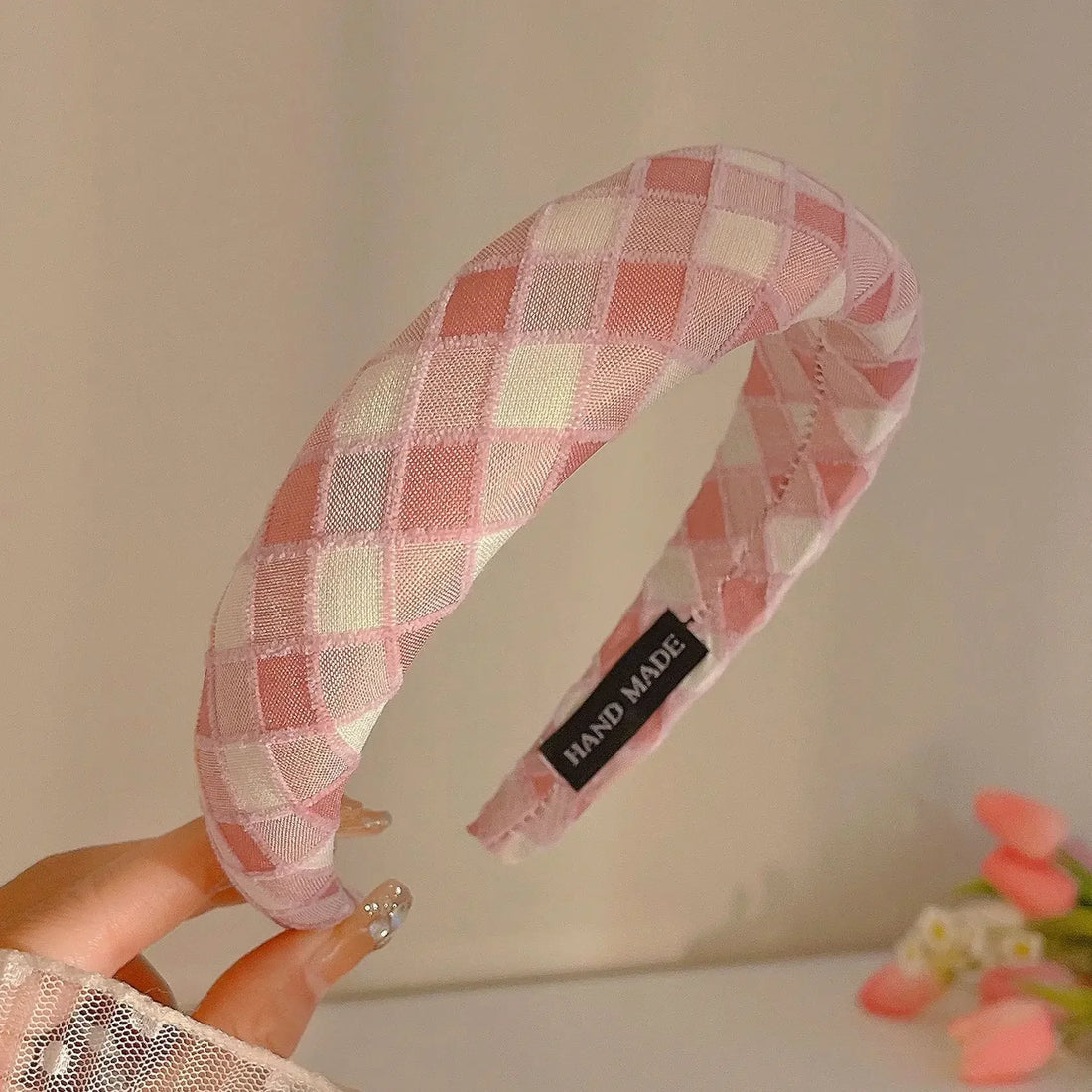 Pink Wide Edge Fashion Headband