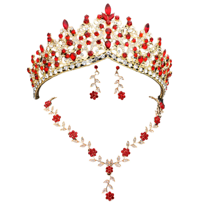 Bridal Tiara Crown Jewelry Set