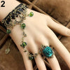 Retro Gothic Lace Flower Bracelet