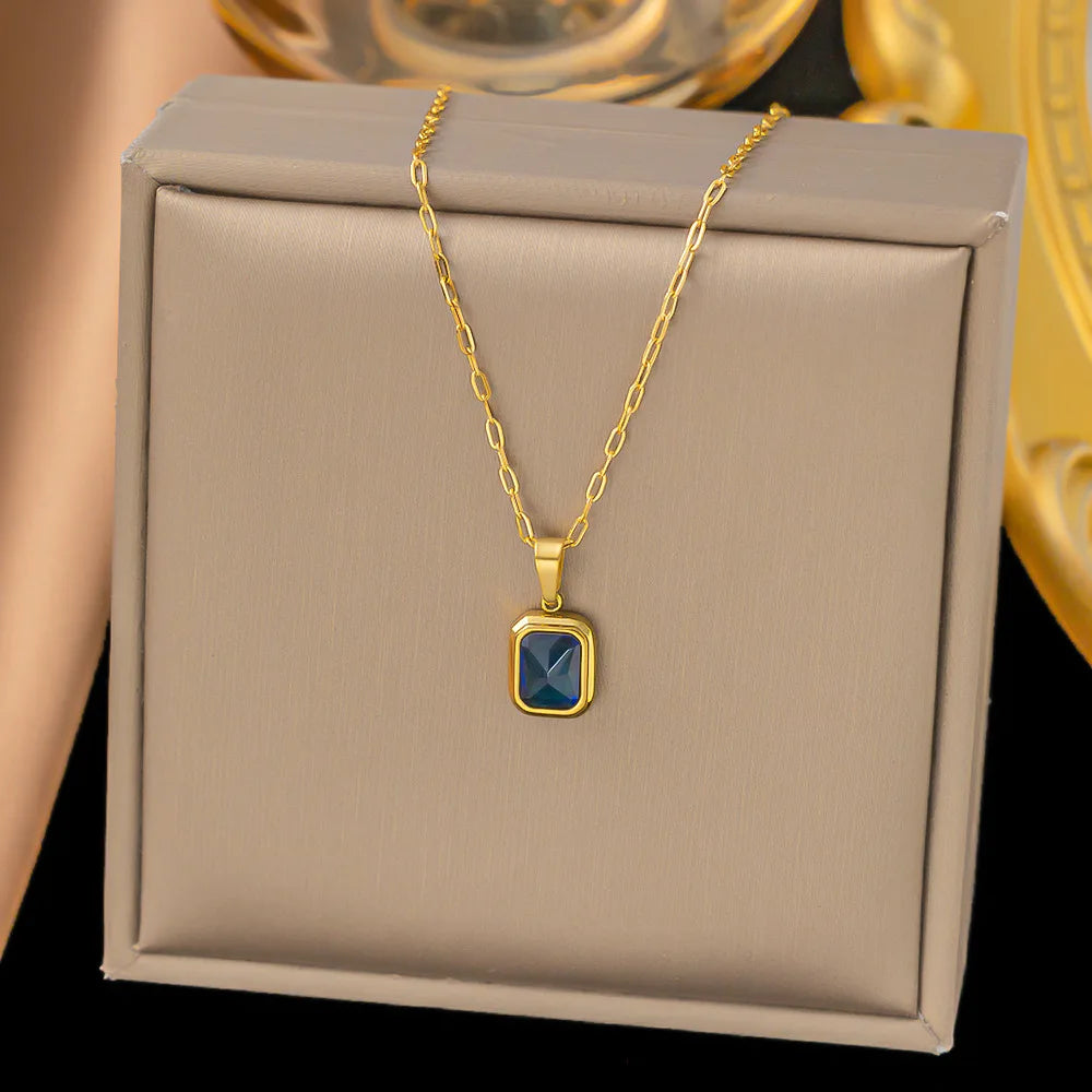 Gold-Plated Pendant Necklace