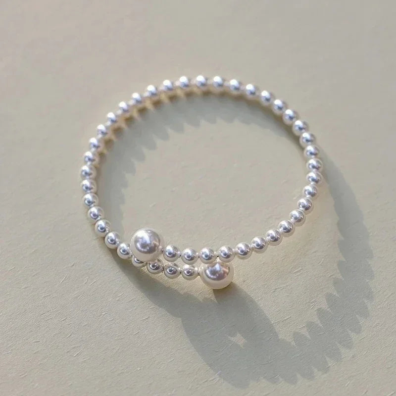 Stretchable Pearl Bracelet Women