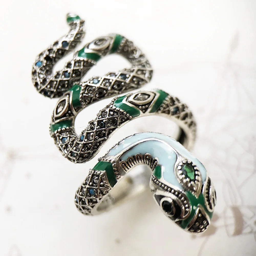 Blue Snake Bohemia Fashion Ring