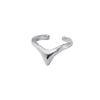 Punk Style Alloy Metal Finger Rings and False Nails Set