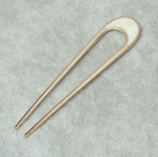 Pearl U-Shaped Hairpin Set