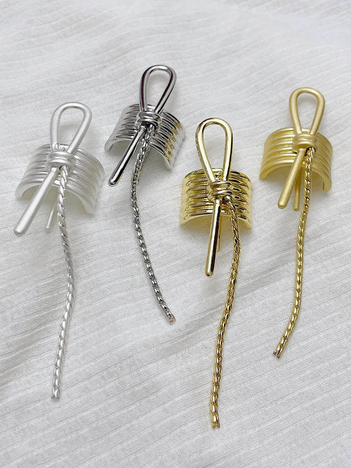 Fashion Irregular Metal Bow Hair Claw