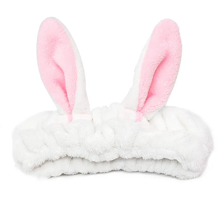 Soft Coral Fleece Bow Headband