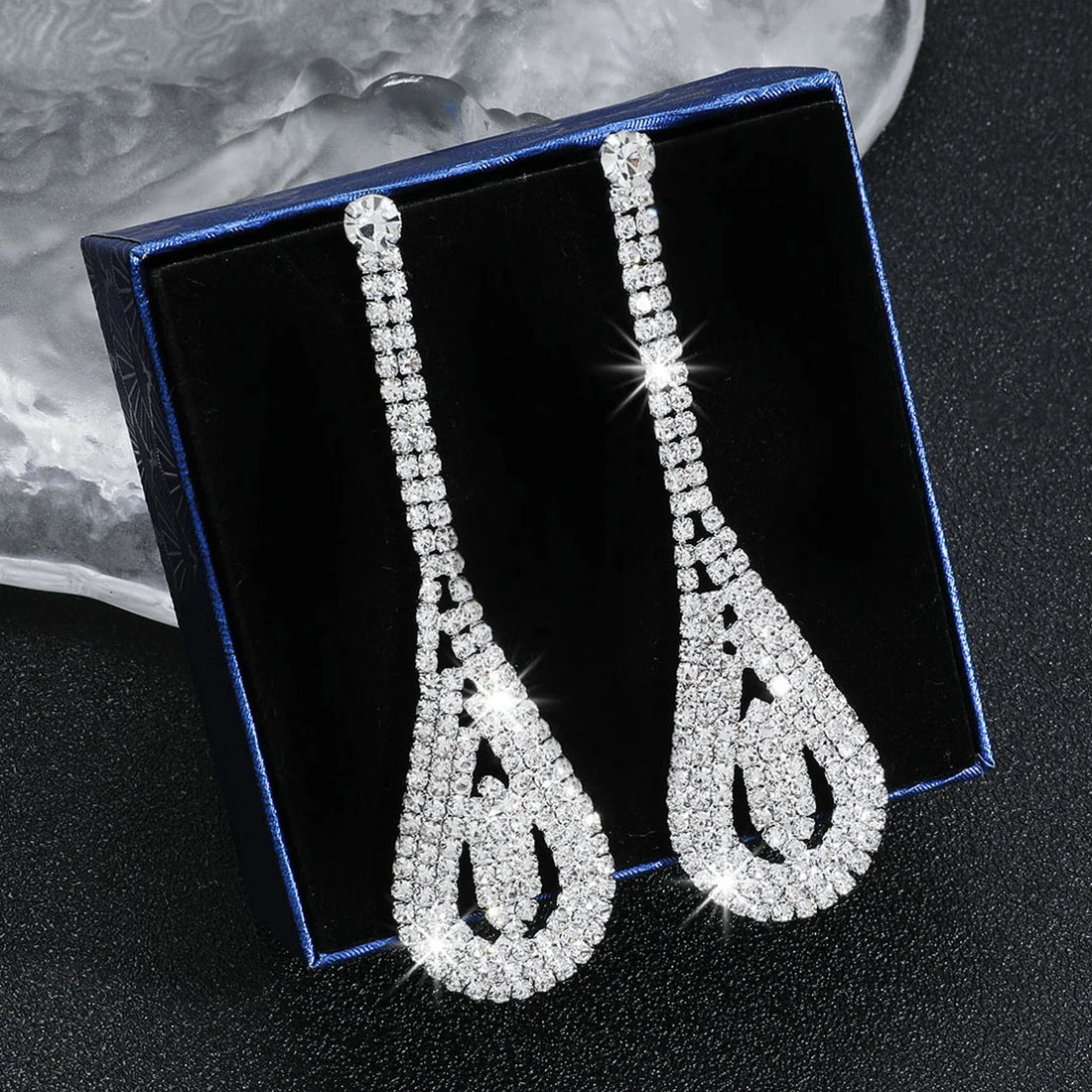 Luxury Shiny Rhinestone Earrings