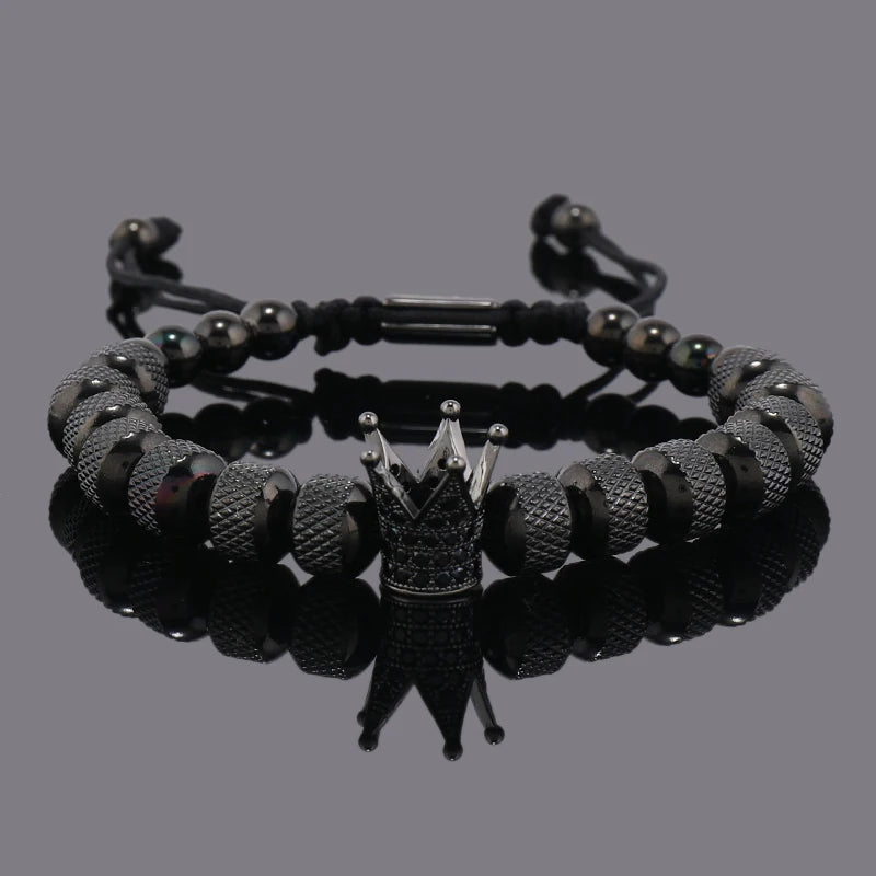 Luxury Crown Beaded Bracelet