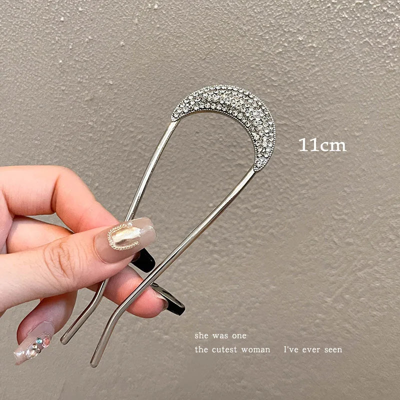 Pearl U-Shaped Hairpin Set