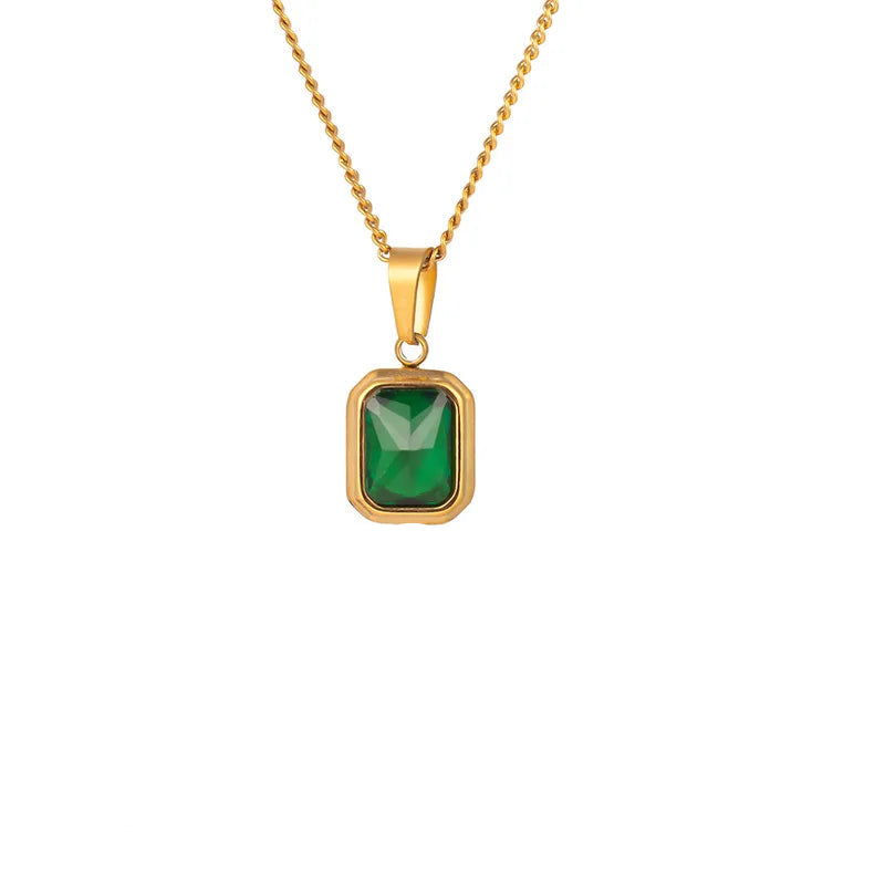 Gold-Plated Pendant Necklace